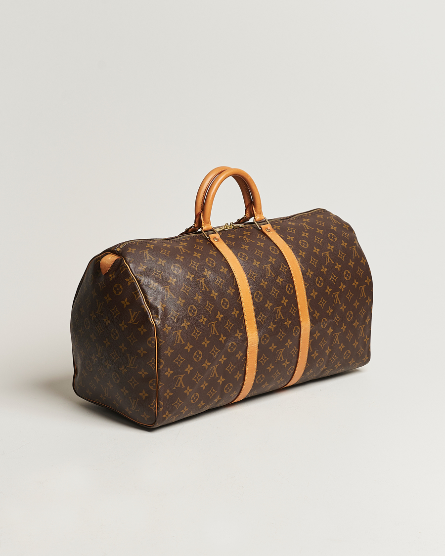 Herren | Louis Vuitton Pre-Owned Keepall 55 Bag Monogram | Louis Vuitton Pre-Owned | Keepall 55 Bag Monogram