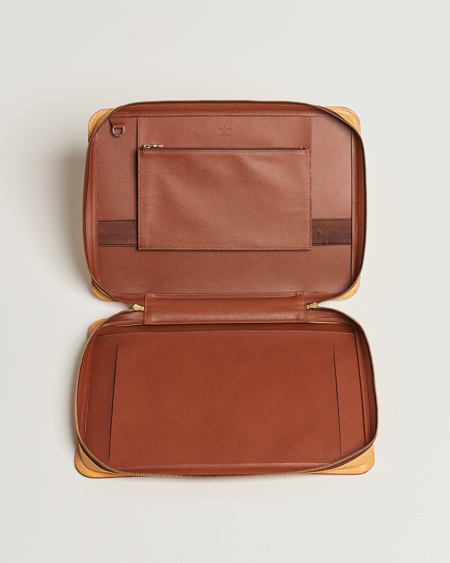 Herren | Louis Vuitton Pre-Owned Briefcase Leather  | Louis Vuitton Pre-Owned | Briefcase Leather 