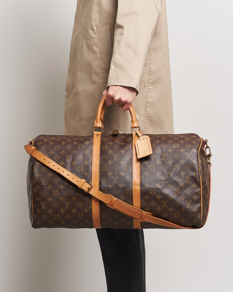 Herren | Louis Vuitton Pre-Owned Keepall Bandoulière 55 Monogram | Louis Vuitton Pre-Owned | Keepall Bandoulière 55 Monogram