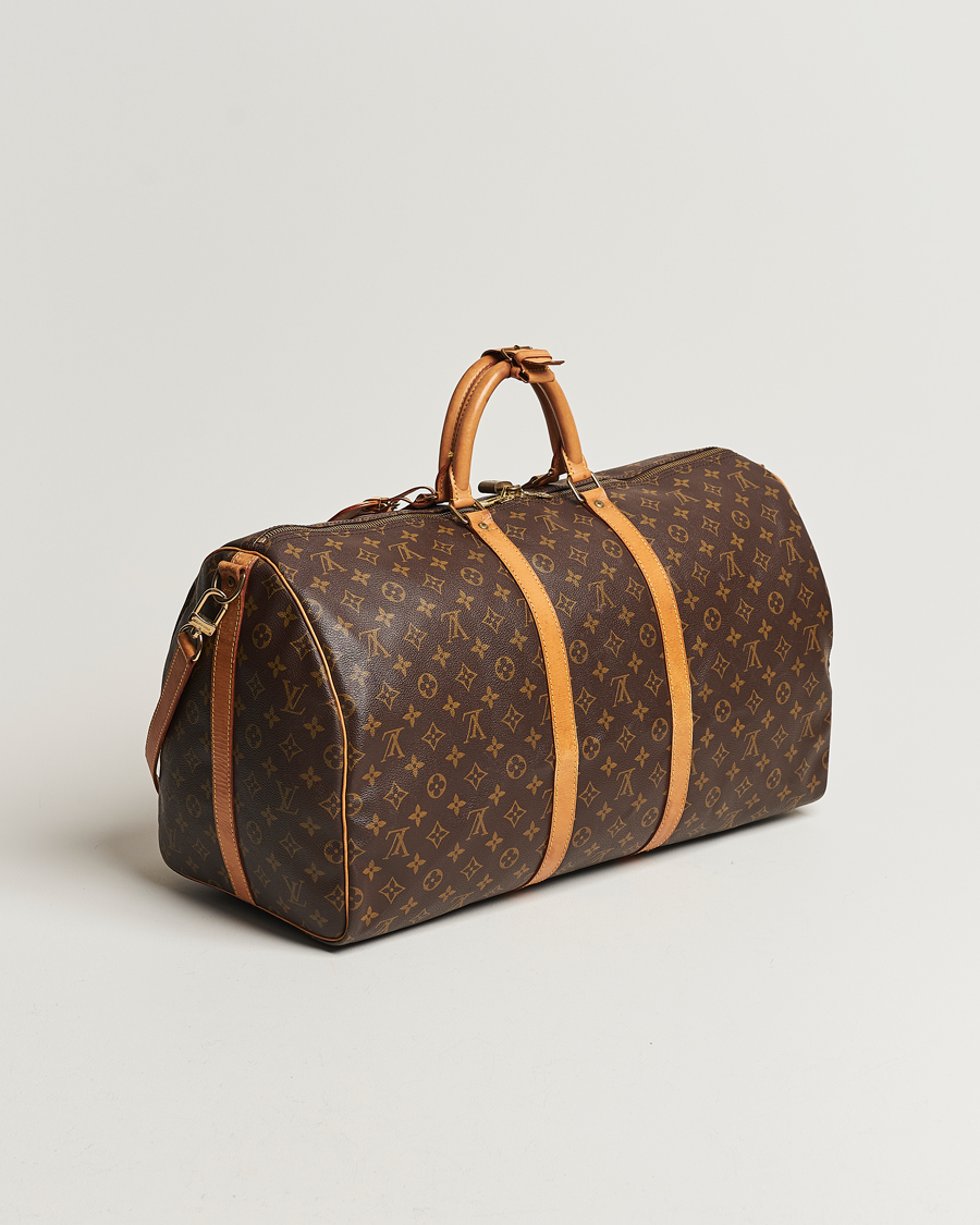 Herren | Louis Vuitton Pre-Owned Keepall Bandoulière 55 Monogram | Louis Vuitton Pre-Owned | Keepall Bandoulière 55 Monogram