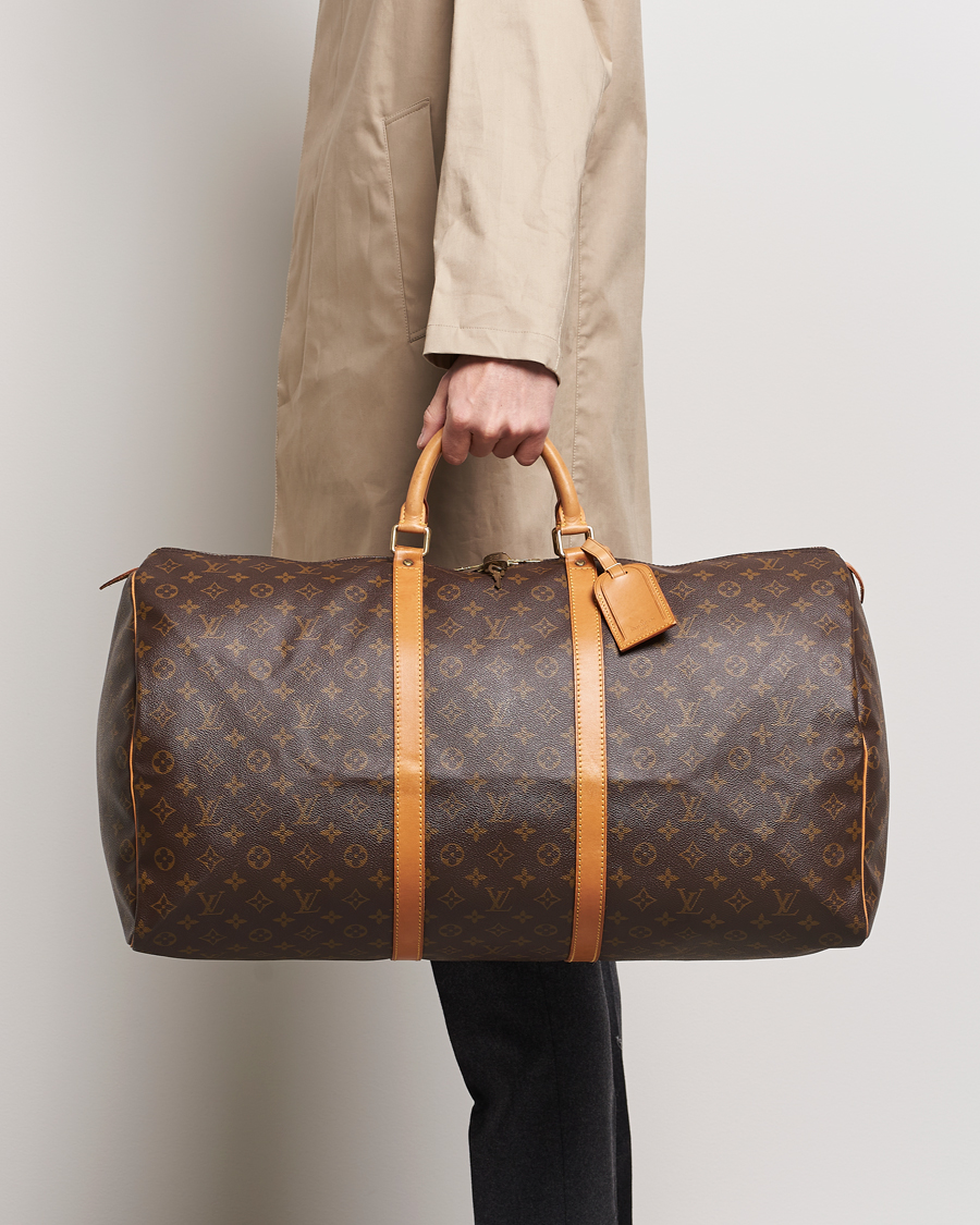 Herren | Louis Vuitton Pre-Owned Keepall 60 Bag Monogram | Louis Vuitton Pre-Owned | Keepall 60 Bag Monogram