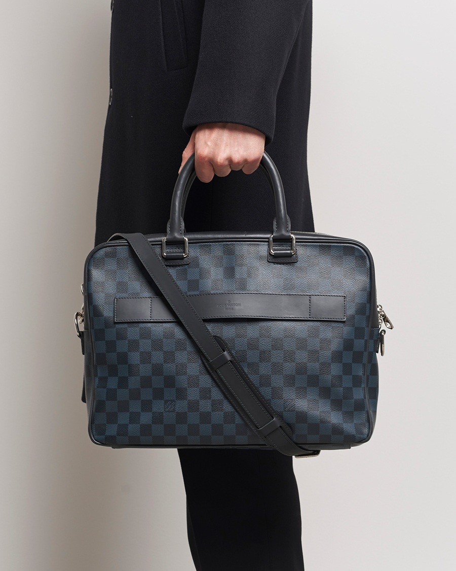 Herren | Louis Vuitton Pre-Owned Porte Documents Business Bag Damier Graphite | Louis Vuitton Pre-Owned | Porte Documents Business Bag Damier Graphite