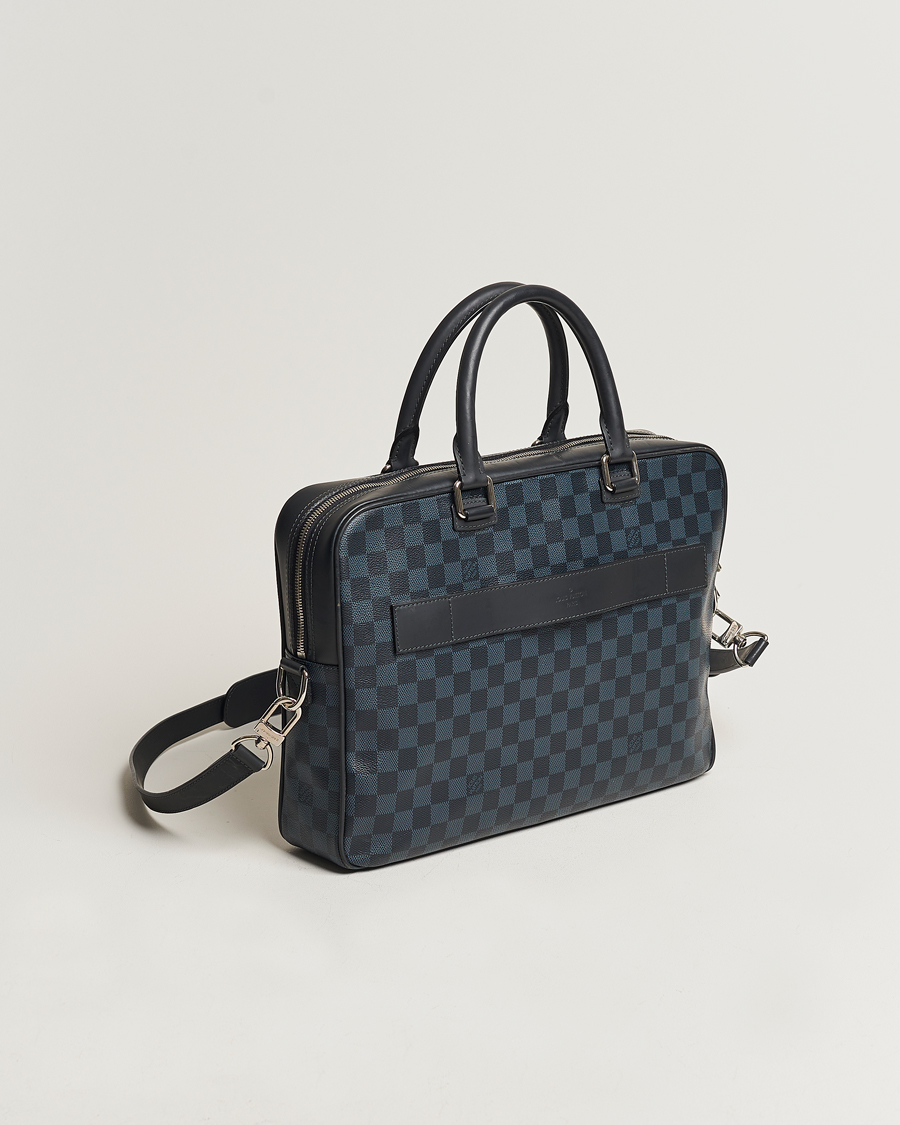 Herren | Louis Vuitton Pre-Owned Porte Documents Business Bag Damier Graphite | Louis Vuitton Pre-Owned | Porte Documents Business Bag Damier Graphite