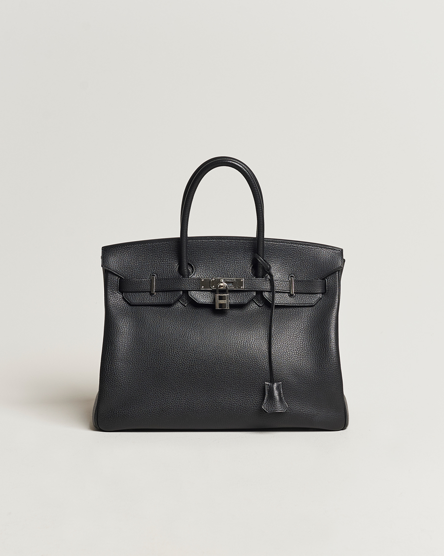 Herren | Hermès Pre-Owned Birkin Bag 35 Togo Black | Hermès Pre-Owned | Birkin Bag 35 Togo Black