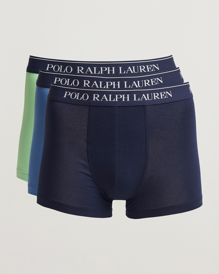 Herren | Unterwäsche | Polo Ralph Lauren | 3-Pack Trunk Green/Blue/Navy
