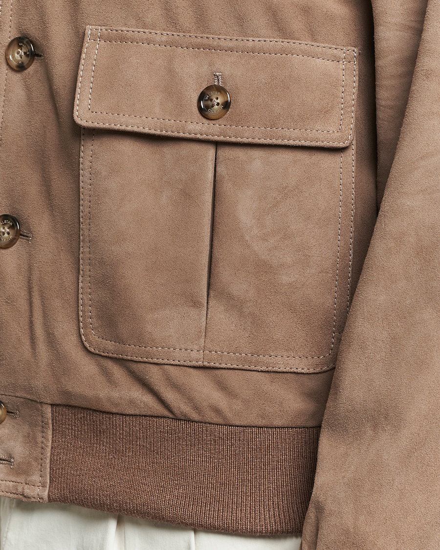 Herren | Jacken | Valstar | Valstarino Suede Jacket Greige