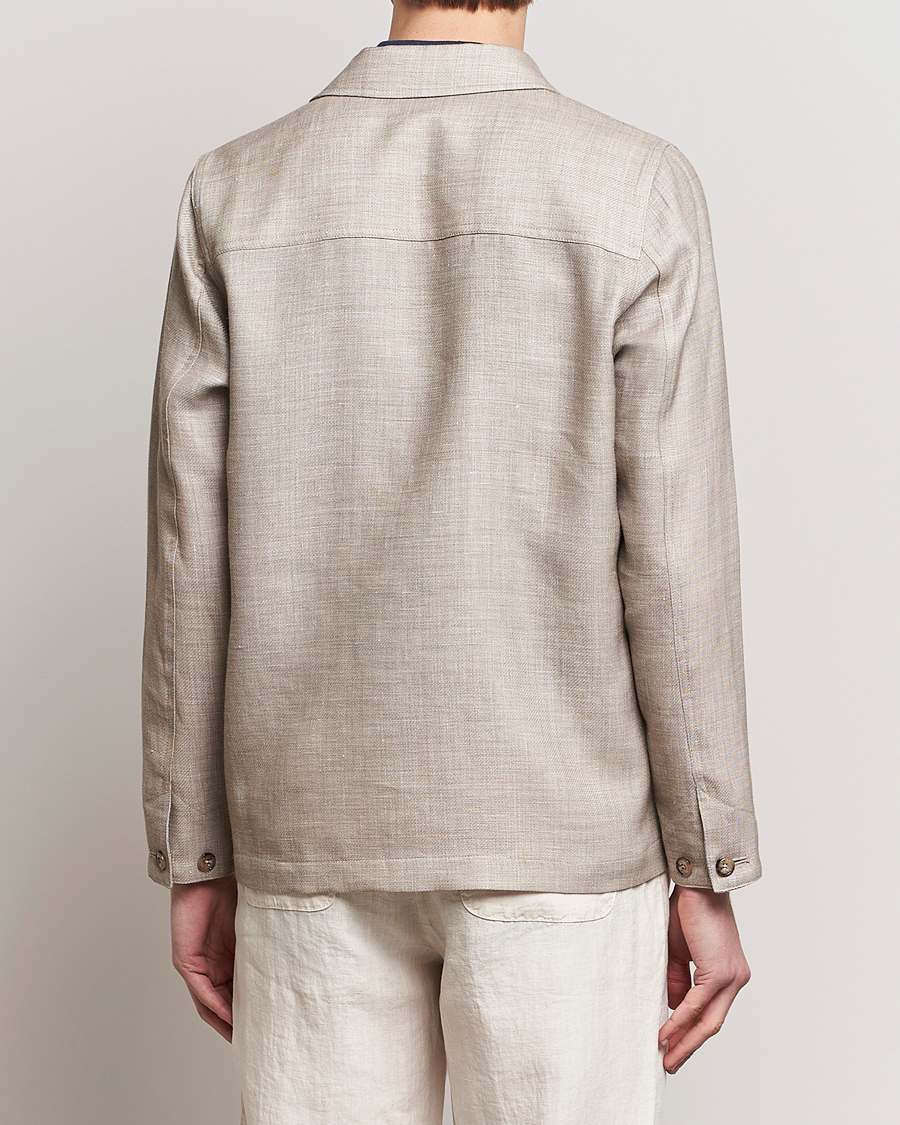 Herren | Jacken | Altea | Wool/Linen Chore Jacket Light Beige