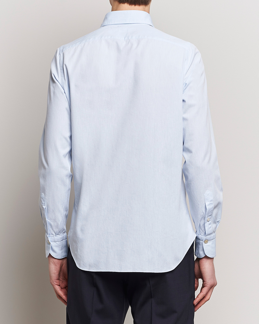 Herren | Hemden | Finamore Napoli | Gaeta Chambray Shirt Light Blue