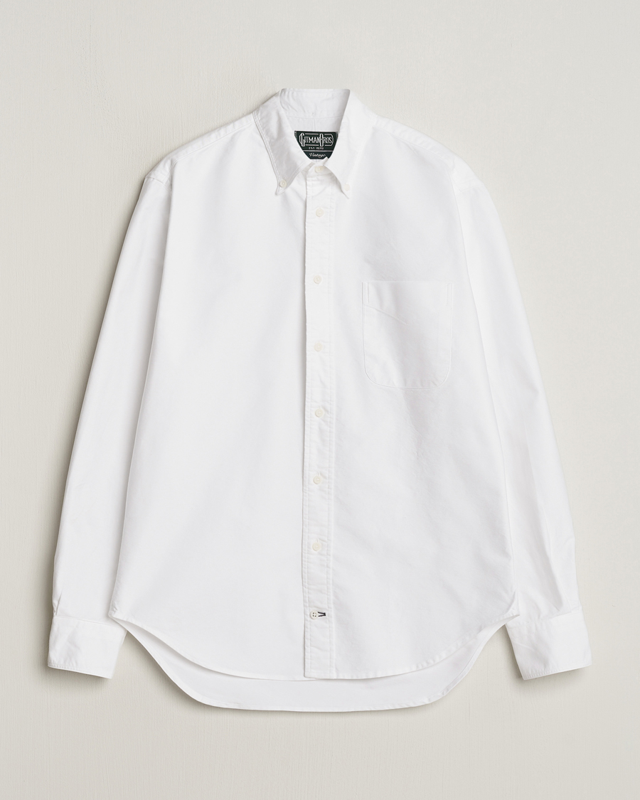 Herren | Hemden | Gitman Vintage | Button Down Oxford Shirt White
