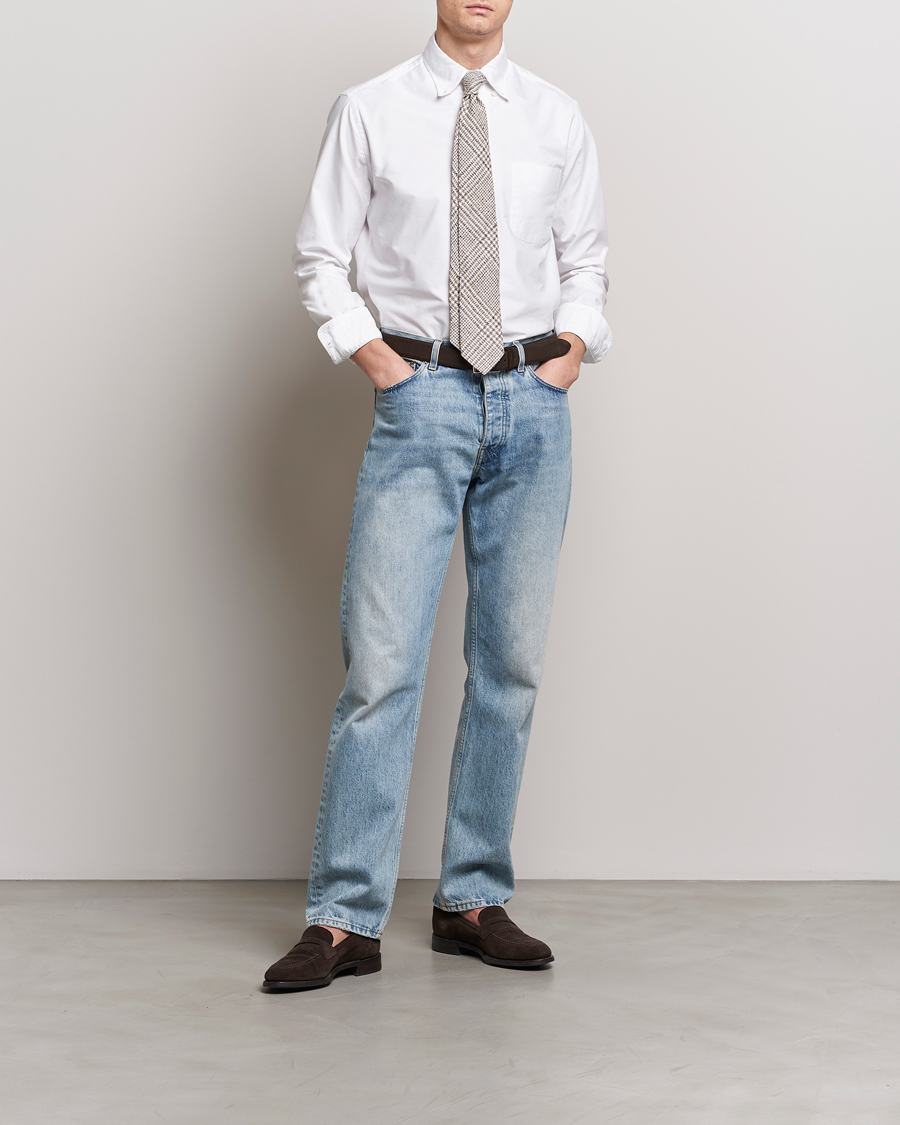 Herren | Hemden | Gitman Vintage | Button Down Oxford Shirt White