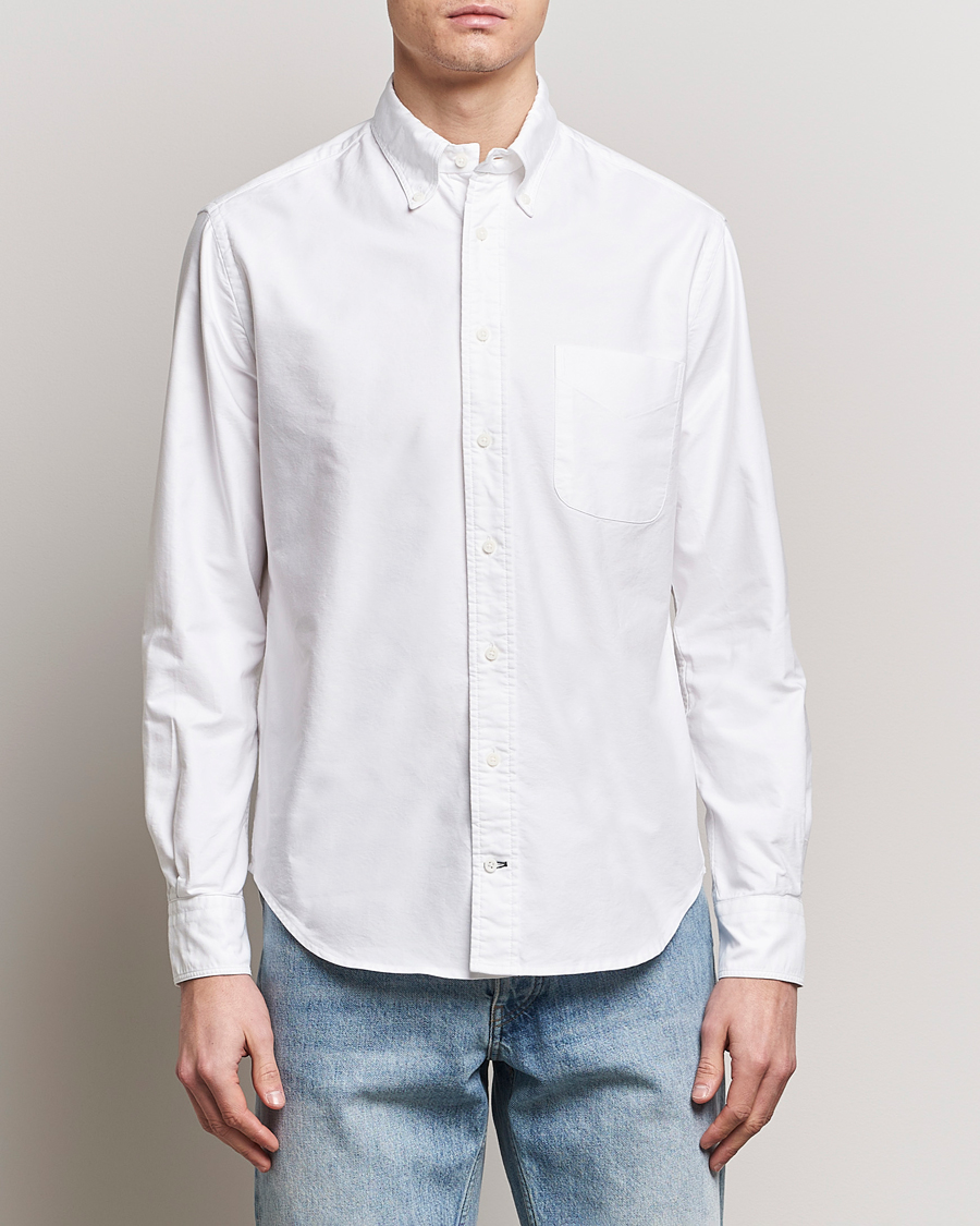 Herren | Hemden | Gitman Vintage | Button Down Oxford Shirt White