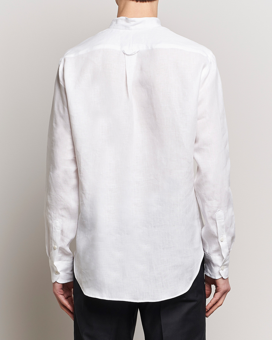 Herren | Hemden | Gitman Vintage | Linen Popover Shirt White