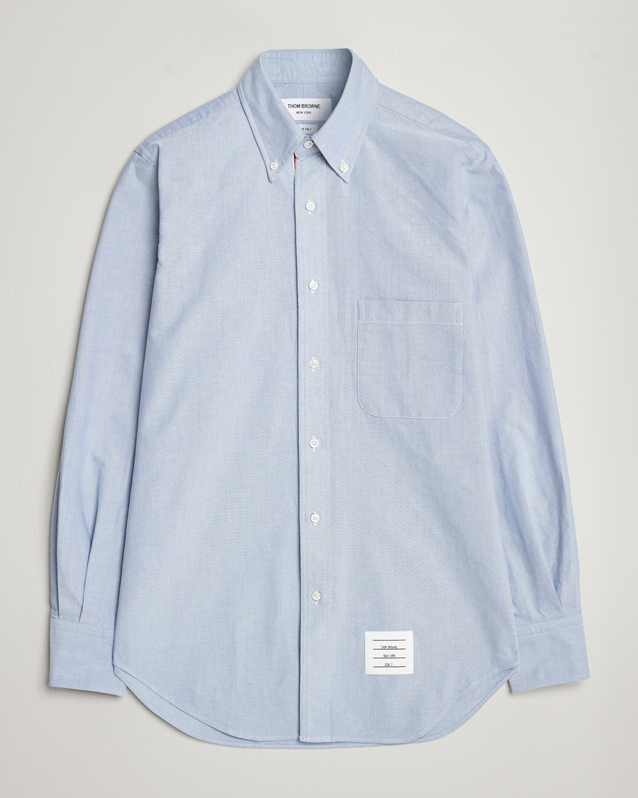 Herren | Hemden | Thom Browne | Contrast Placket Oxford Shirt Light Blue