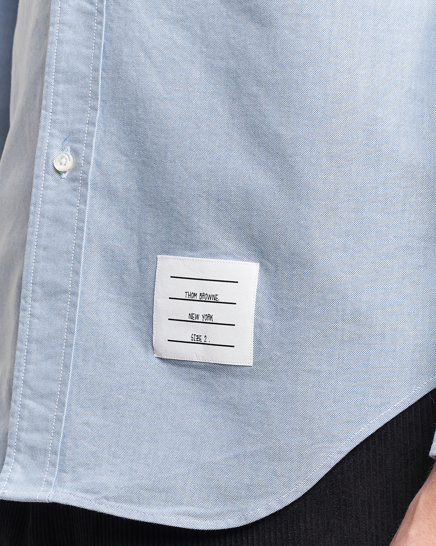 Herren | Hemden | Thom Browne | Contrast Placket Oxford Shirt Light Blue
