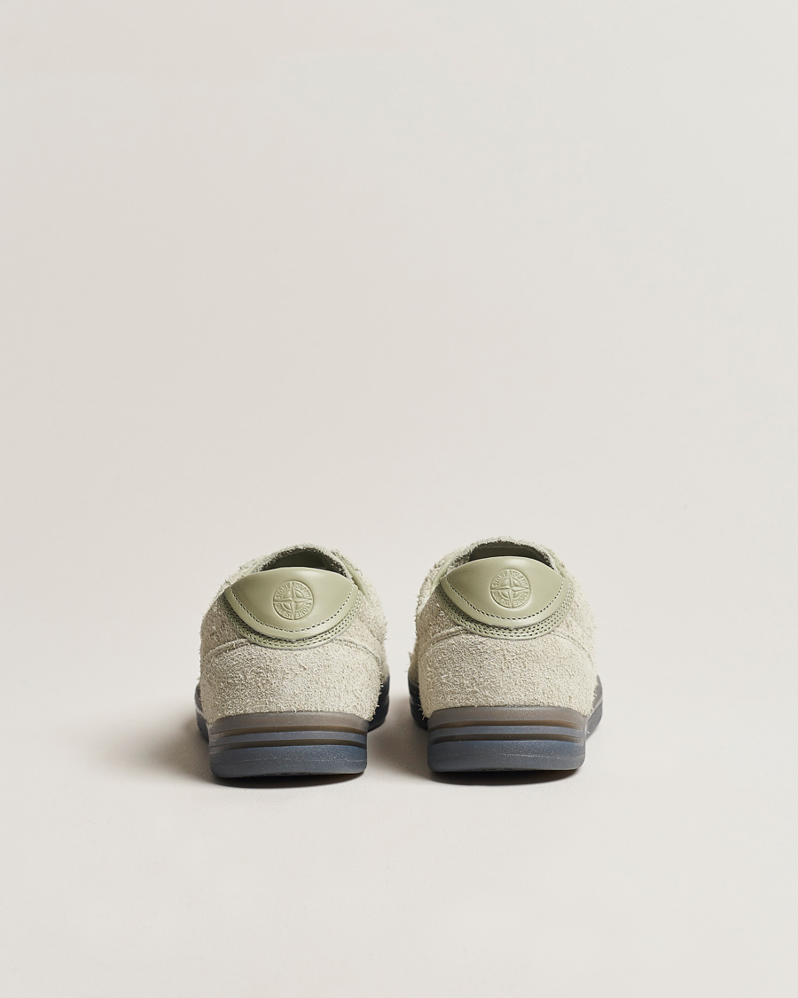 Herren | Stone Island S0101 Suede Sneakers Sage | Stone Island | S0101 Suede Sneakers Sage