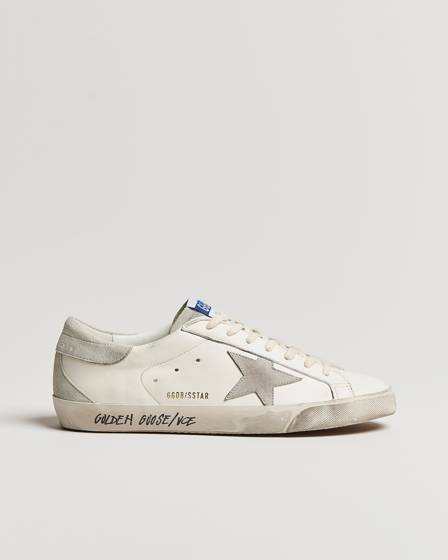 Herren | Golden Goose Deluxe Brand Super-Star Sneaker White/Ice | Golden Goose | Deluxe Brand Super-Star Sneaker White/Ice