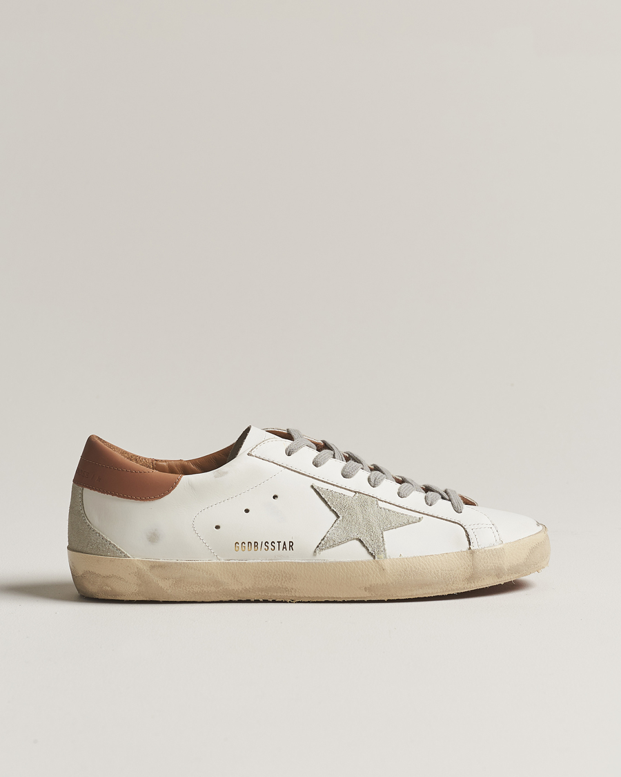 Herren | Golden Goose Super-Star Sneakers White/Caramel | Golden Goose | Super-Star Sneakers White/Caramel