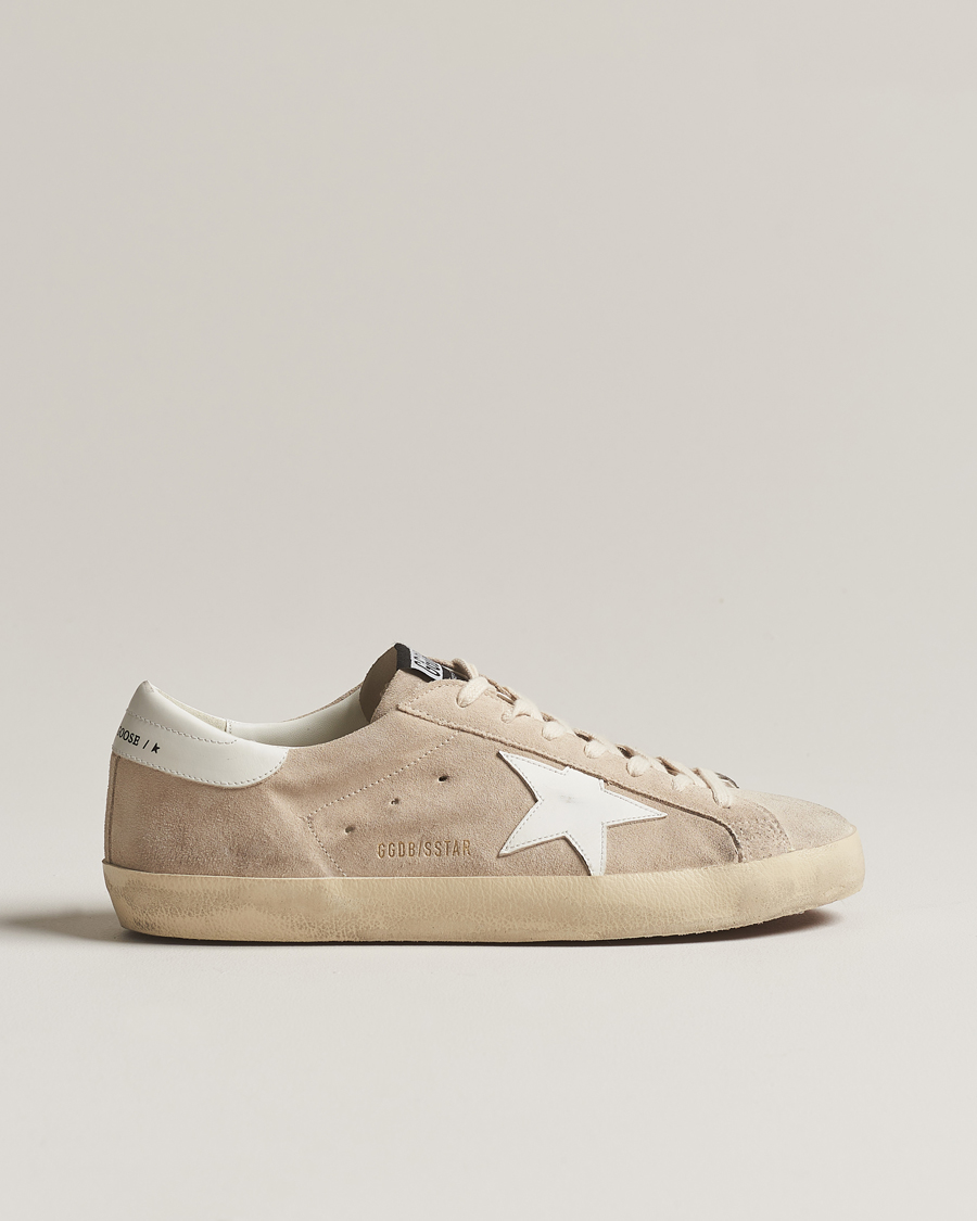 Herren | Golden Goose Deluxe Brand Super-Star Sneaker Beige/White | Golden Goose | Deluxe Brand Super-Star Sneaker Beige/White