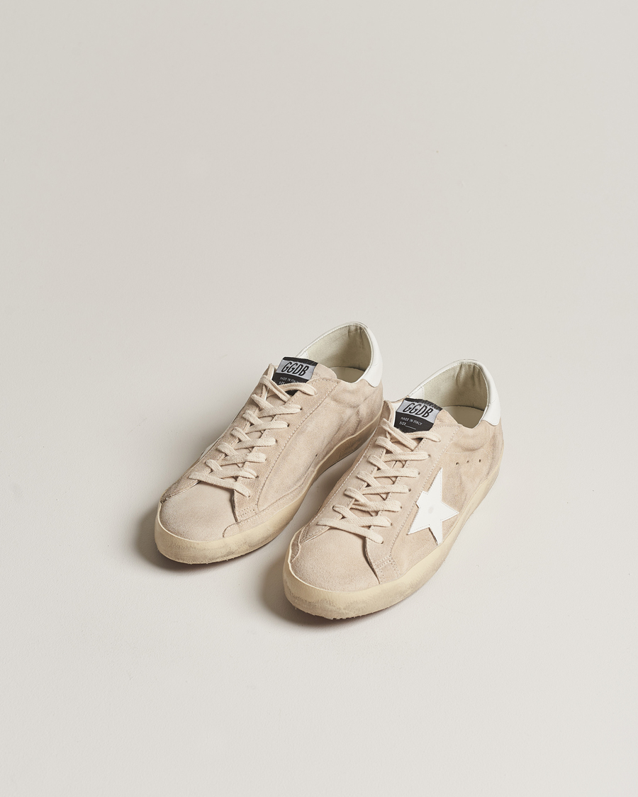 Herren | Golden Goose Deluxe Brand Super-Star Sneaker Beige/White | Golden Goose | Deluxe Brand Super-Star Sneaker Beige/White