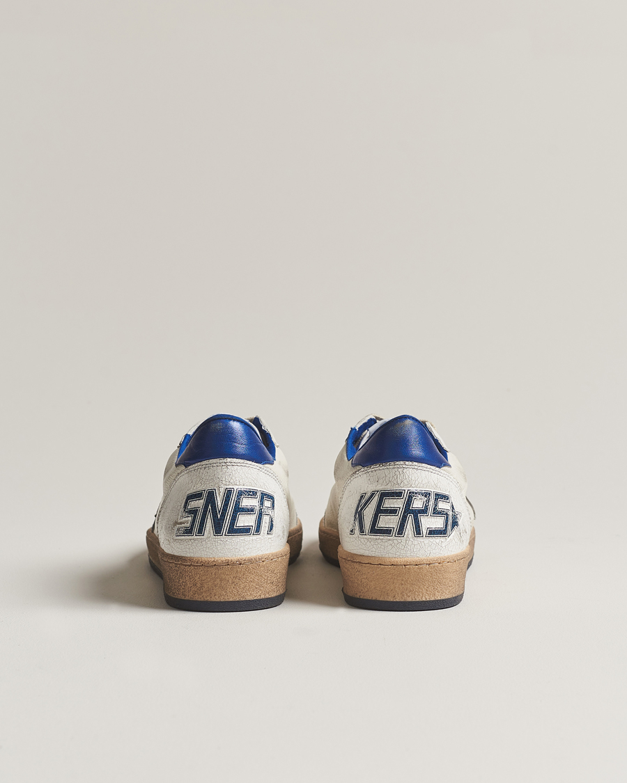 Herren | Golden Goose Ball Star Sneakers White/Blue | Golden Goose | Ball Star Sneakers White/Blue