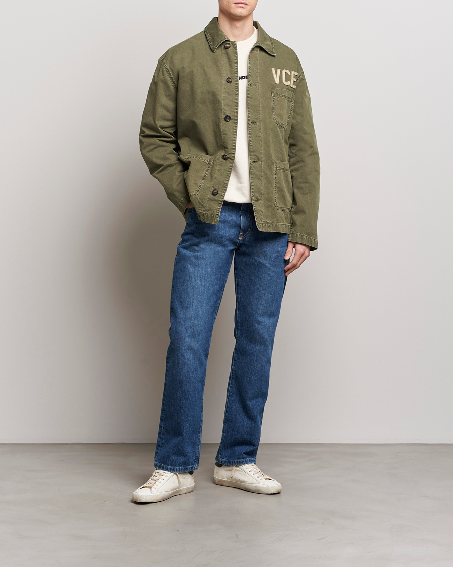 Herren | Jacken | Golden Goose | Deluxe Brand Garment Dyed Work Shirt Military Green