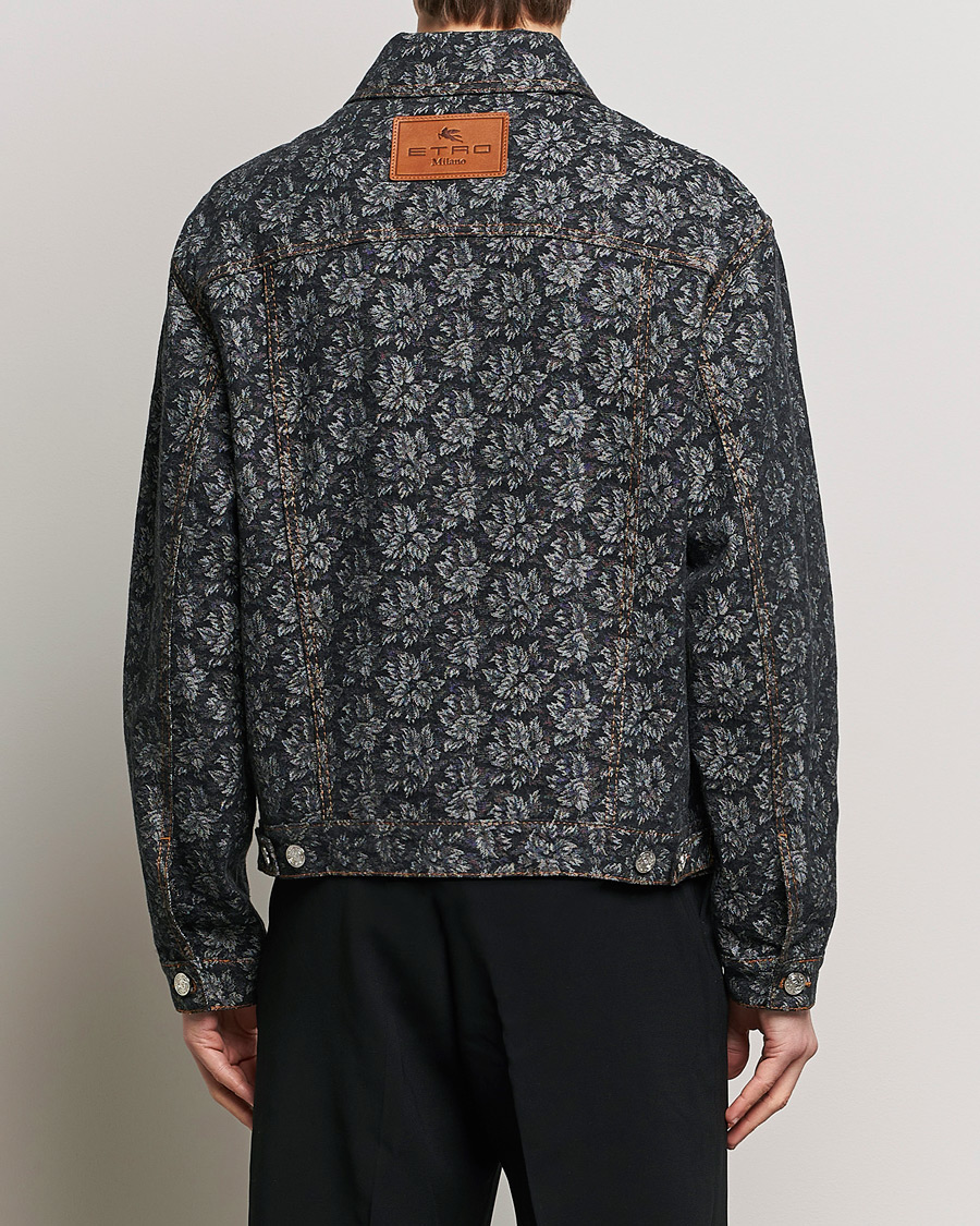Herren | Jacken | Etro | Jacquard Denim Jacket Dark Blue