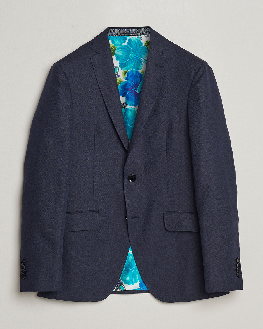 Herren | Sakkos | Etro | Linen Blazer Navy