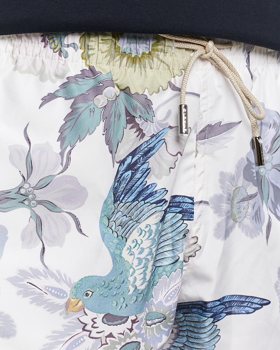 Herren | Badehosen | Etro | Floral Printed Swim Shorts Light Grey