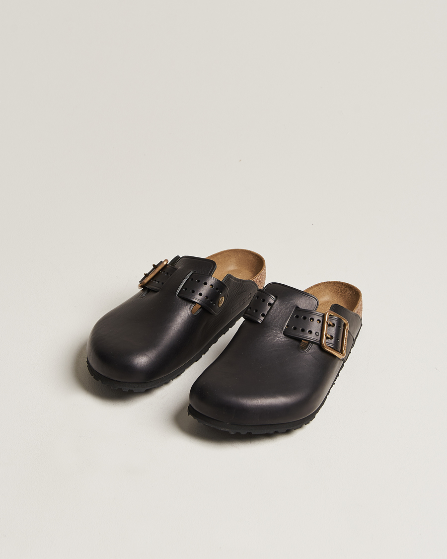 Herren | BIRKENSTOCK Boston Bold Black Leather | BIRKENSTOCK | Boston Bold Black Leather