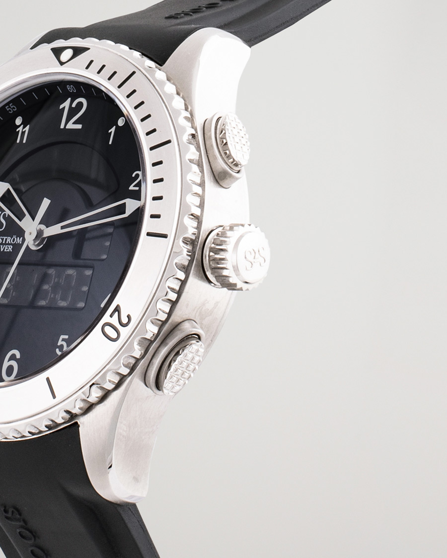 Herren | Sjöö Sandström Pre-Owned UTC Skydiver 017401 Silver | Sjöö Sandström Pre-Owned | UTC Skydiver 017401 Silver