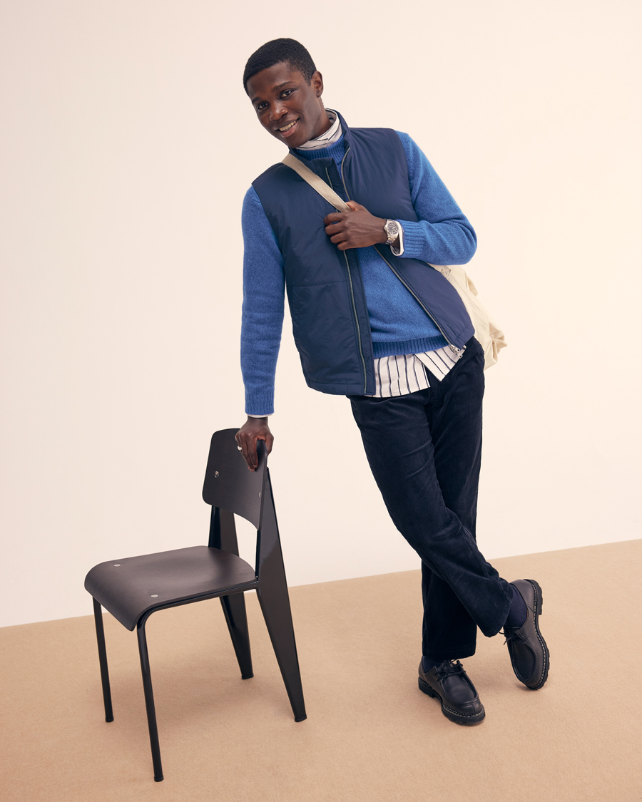 Herren | Jacken | NN07 | Zack Recycled Vest Navy Blue