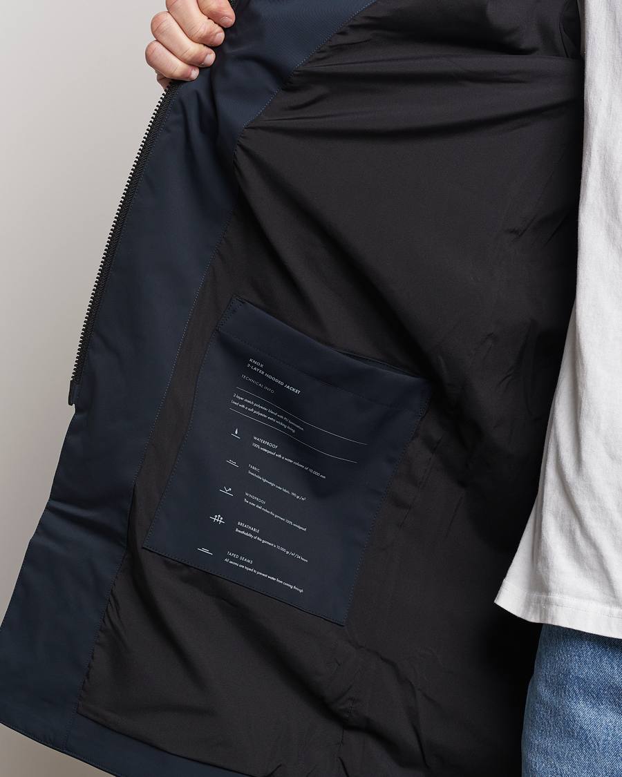 Herren | Jacken | NN07 | Knox Hooded Coat Navy Blue
