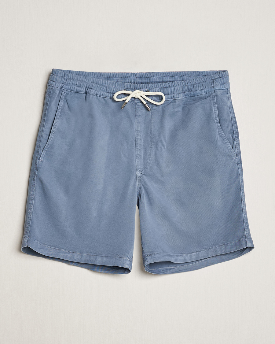 Herren | Shorts | NN07 | Gregor Tencel Drawstring Shorts Swedish Blue