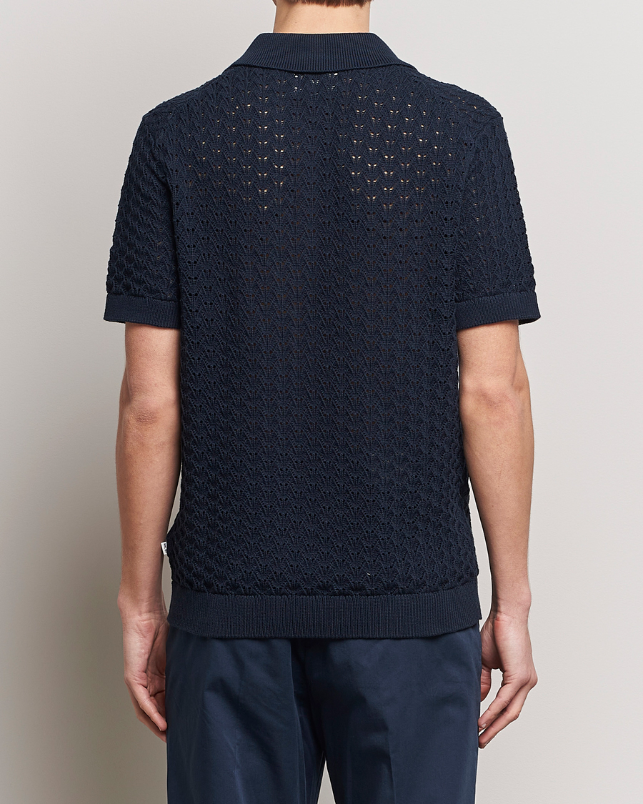 Herren | Poloshirts | NN07 | Manuel Structured Polo Navy Blue