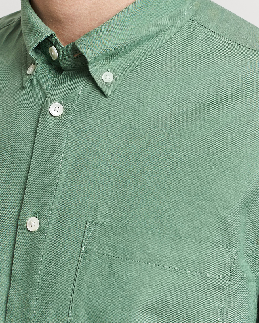 Herren | Hemden | NN07 | Arne Tencel Shirt Hedge Green