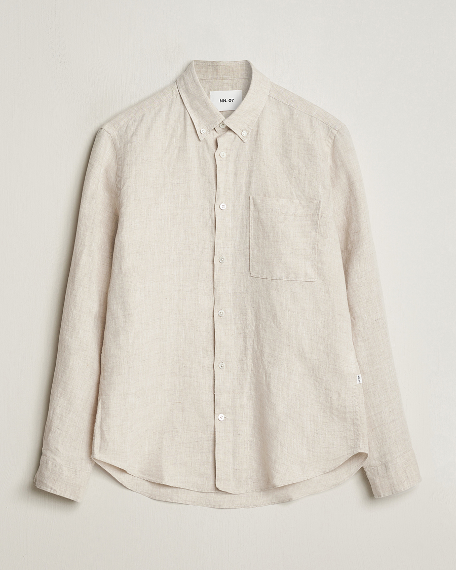 Herren | Hemden | NN07 | Arne Linen Shirt Oat