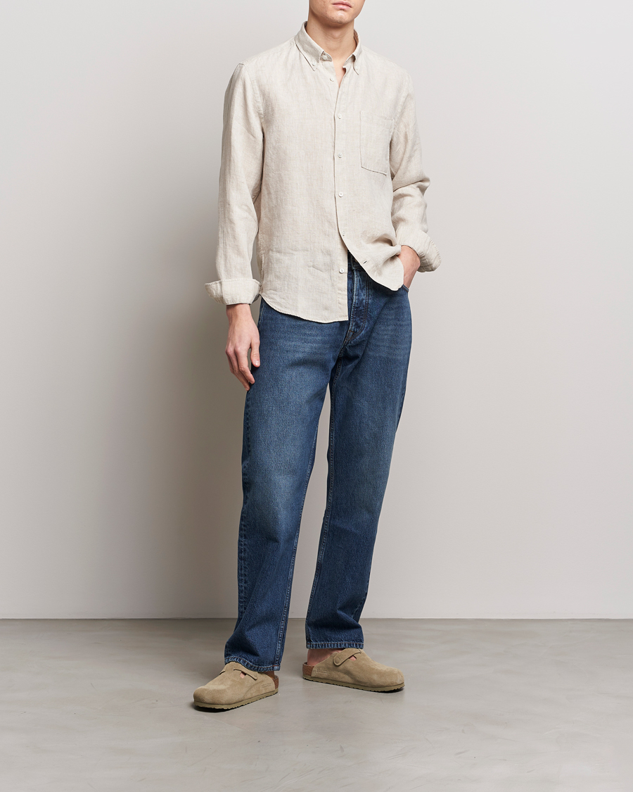 Herren | Hemden | NN07 | Arne Linen Shirt Oat