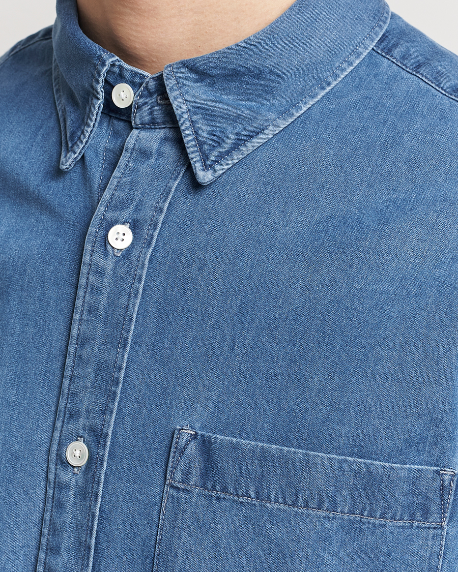 Herren | Hemden | NN07 | Cohen Denim Shirt Light Indigo