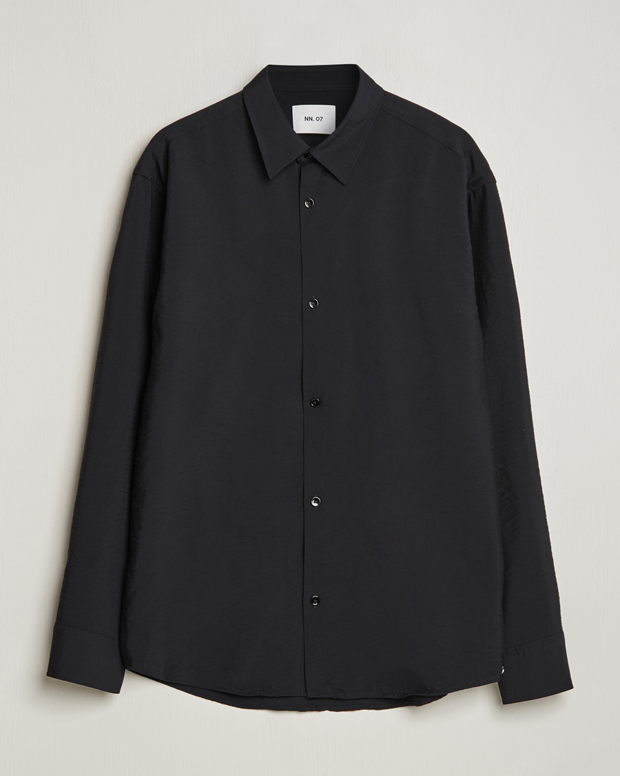 Herren | Hemden | NN07 | Freddy Structured Shirt Black