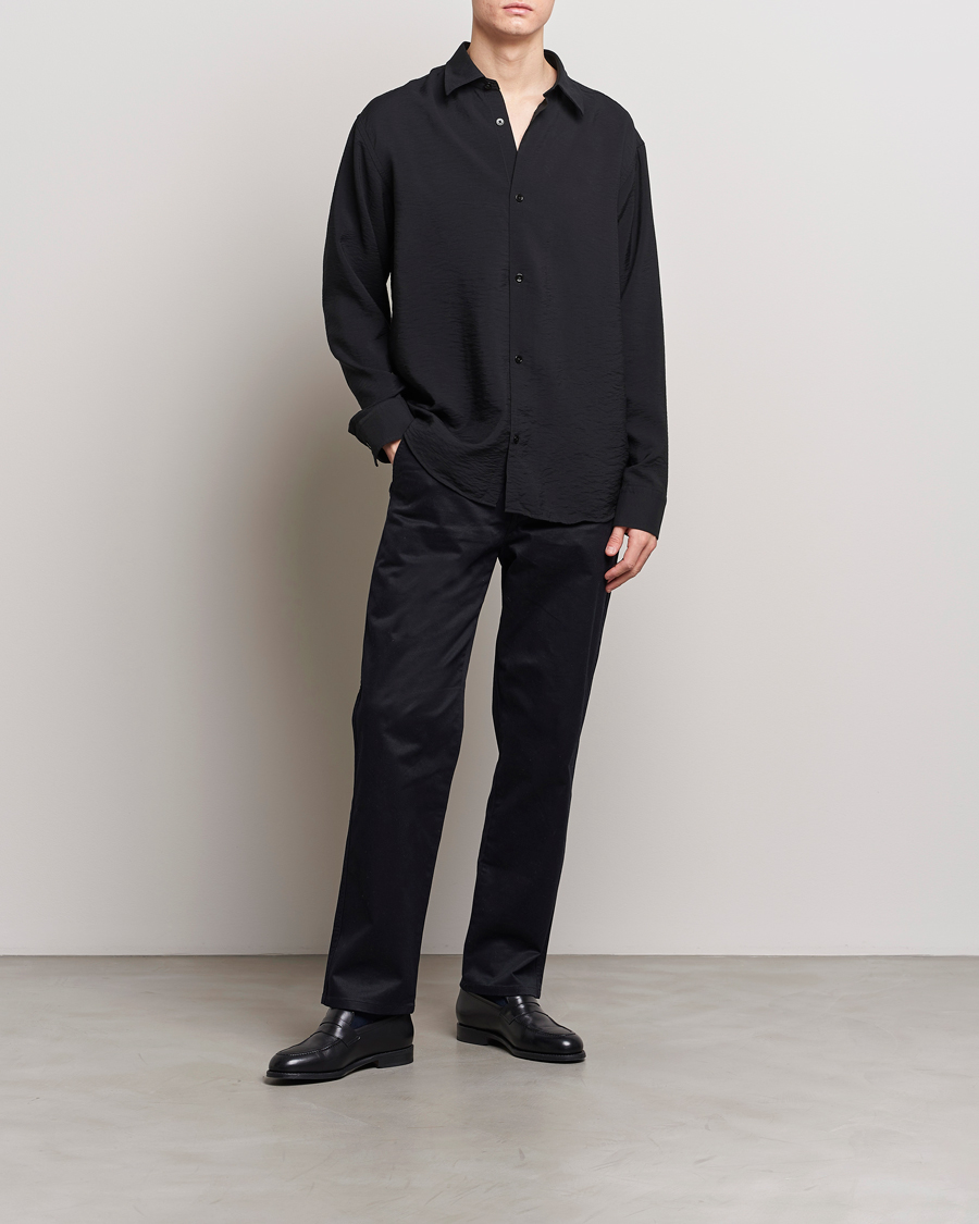 Herren | Hemden | NN07 | Freddy Structured Shirt Black