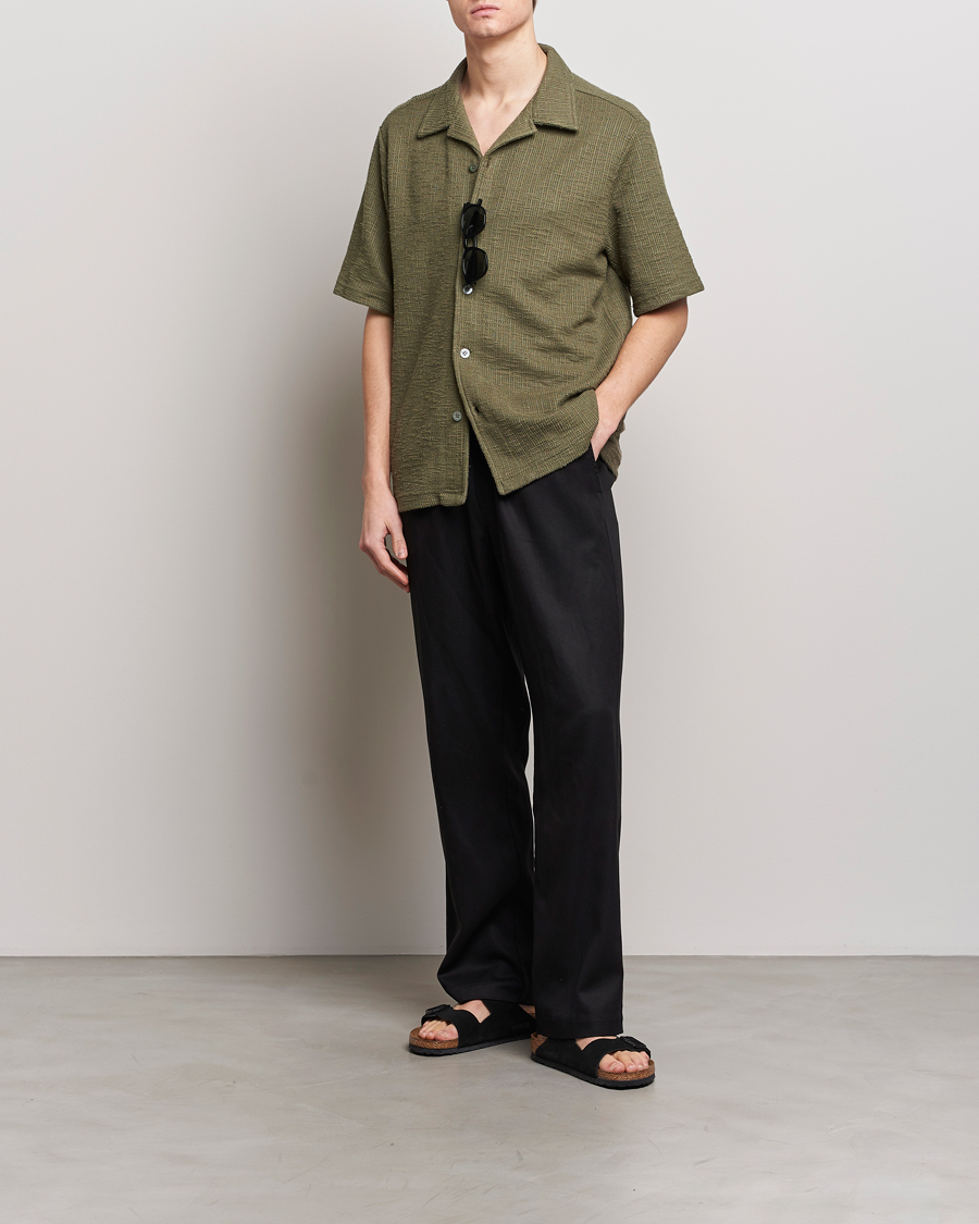 Herren | Hemden | NN07 | Julio Short Sleeve Shirt Capers Green