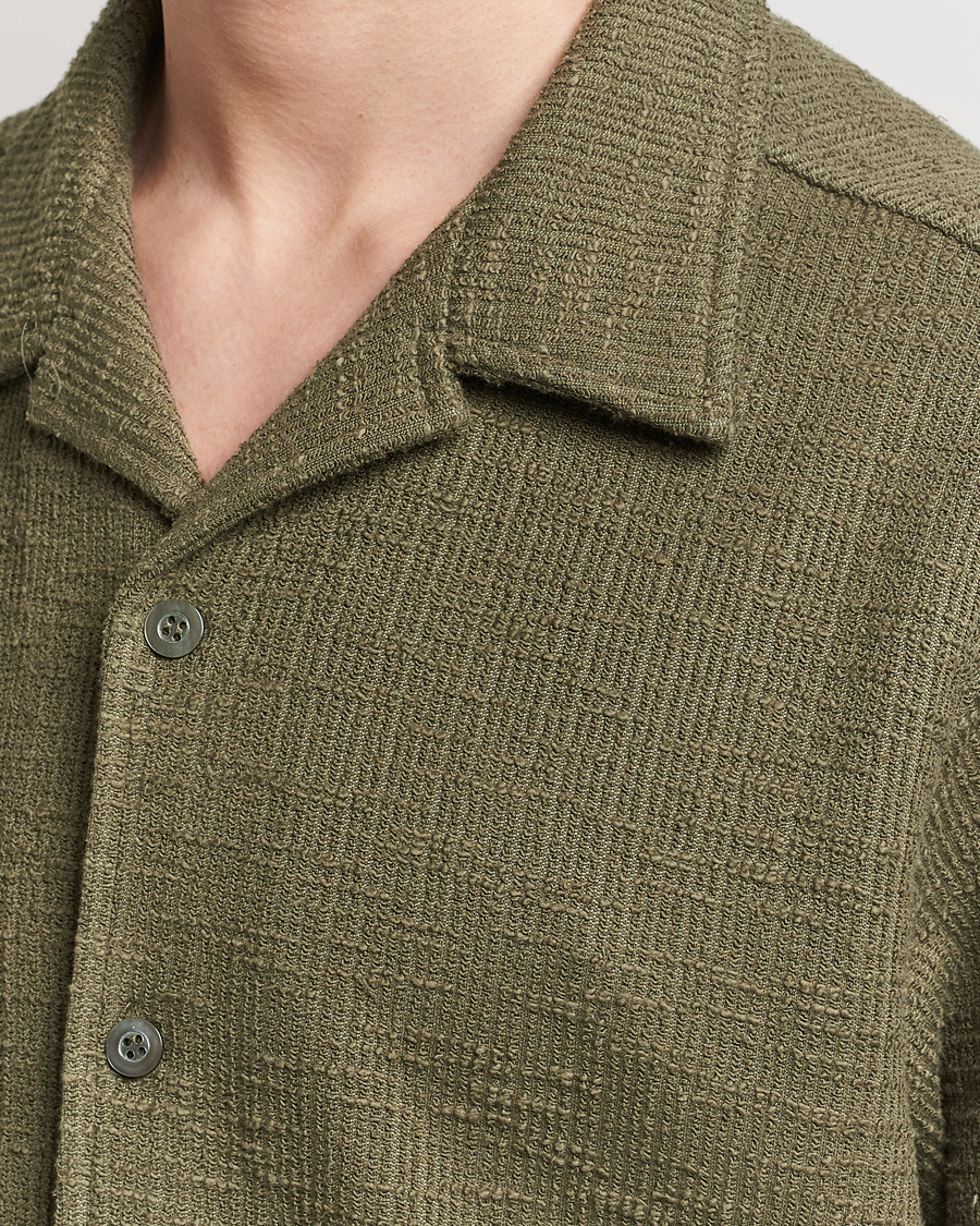 Herren | Hemden | NN07 | Julio Short Sleeve Shirt Capers Green