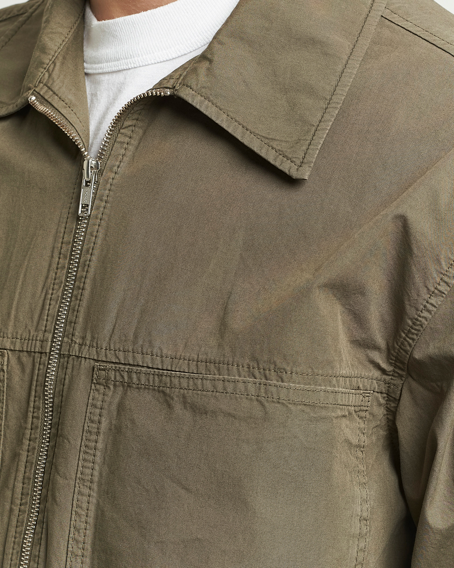 Herren | Jacken | NN07 | Isak Full Zip Shirt Jacket Capers Green