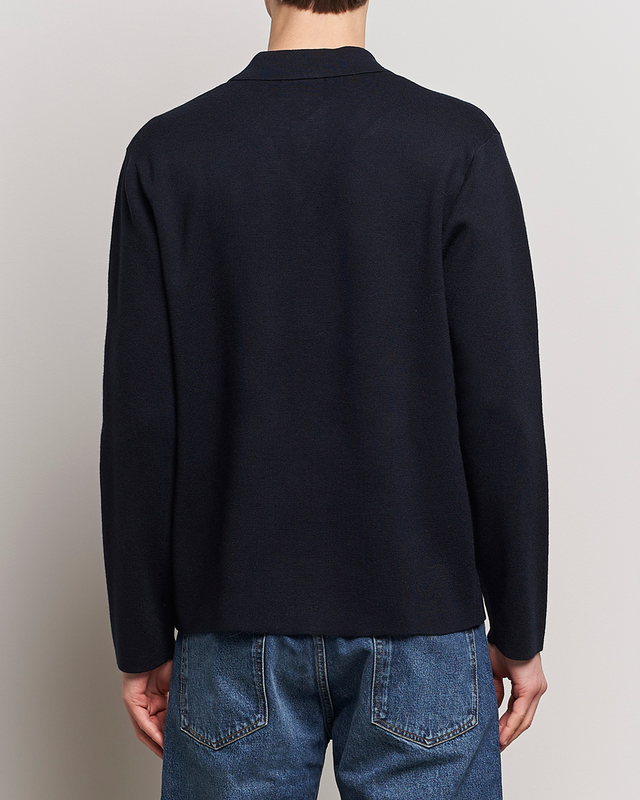Herren | Pullover | NN07 | Jonas Cotton/Modal Cardigan Navy Blue