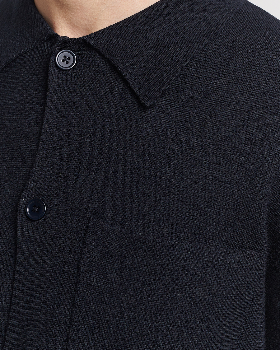 Herren | Pullover | NN07 | Jonas Cotton/Modal Cardigan Navy Blue