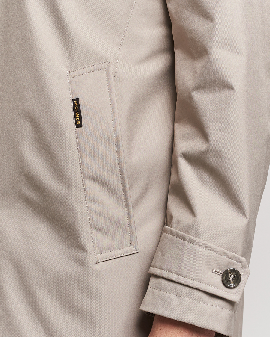 Herren | Jacken | MooRER | Waterproof Car Coat Light Grey