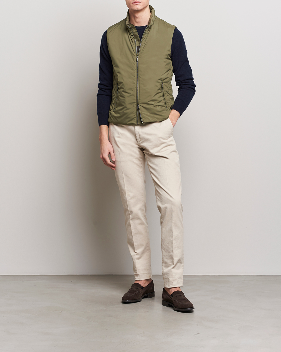 Herren | Jacken | MooRER | Senio Padded Vest Green