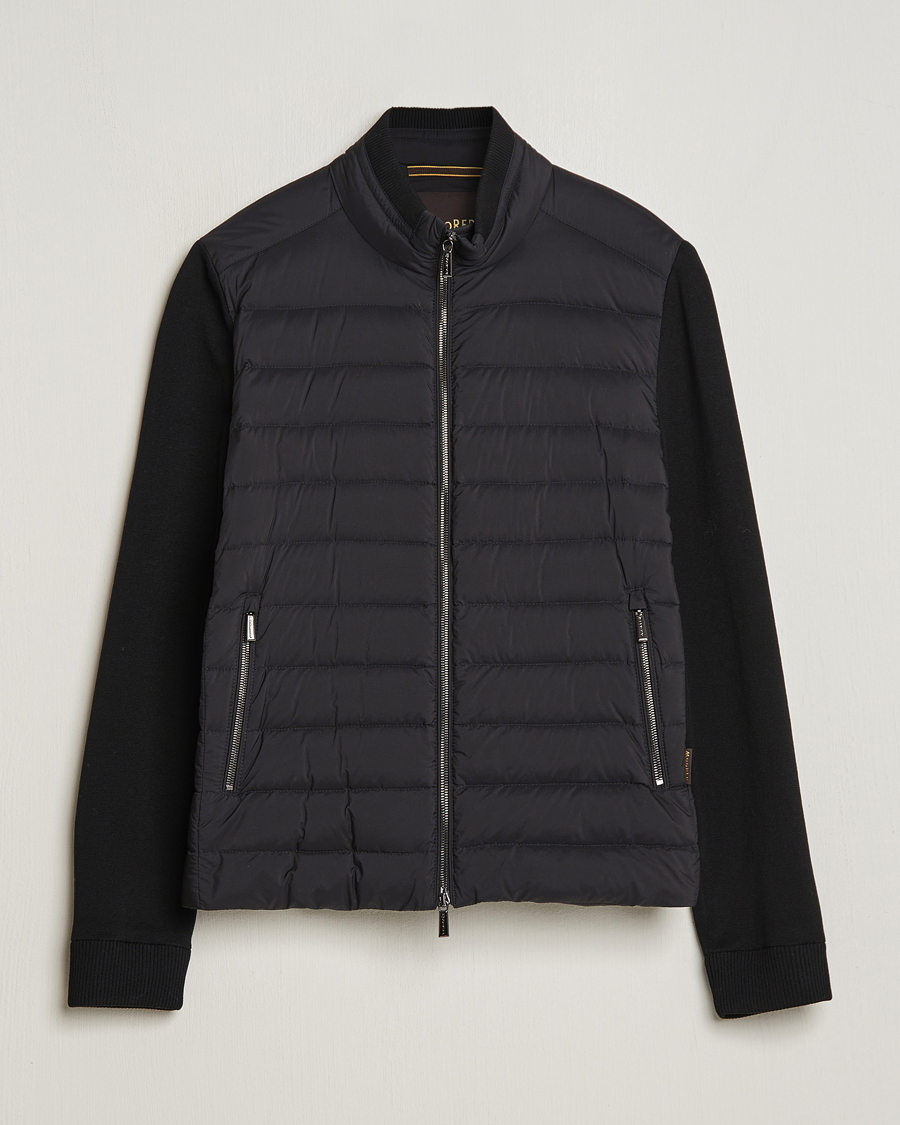Herren | Jacken | MooRER | Hybrid Padded Jacket Black