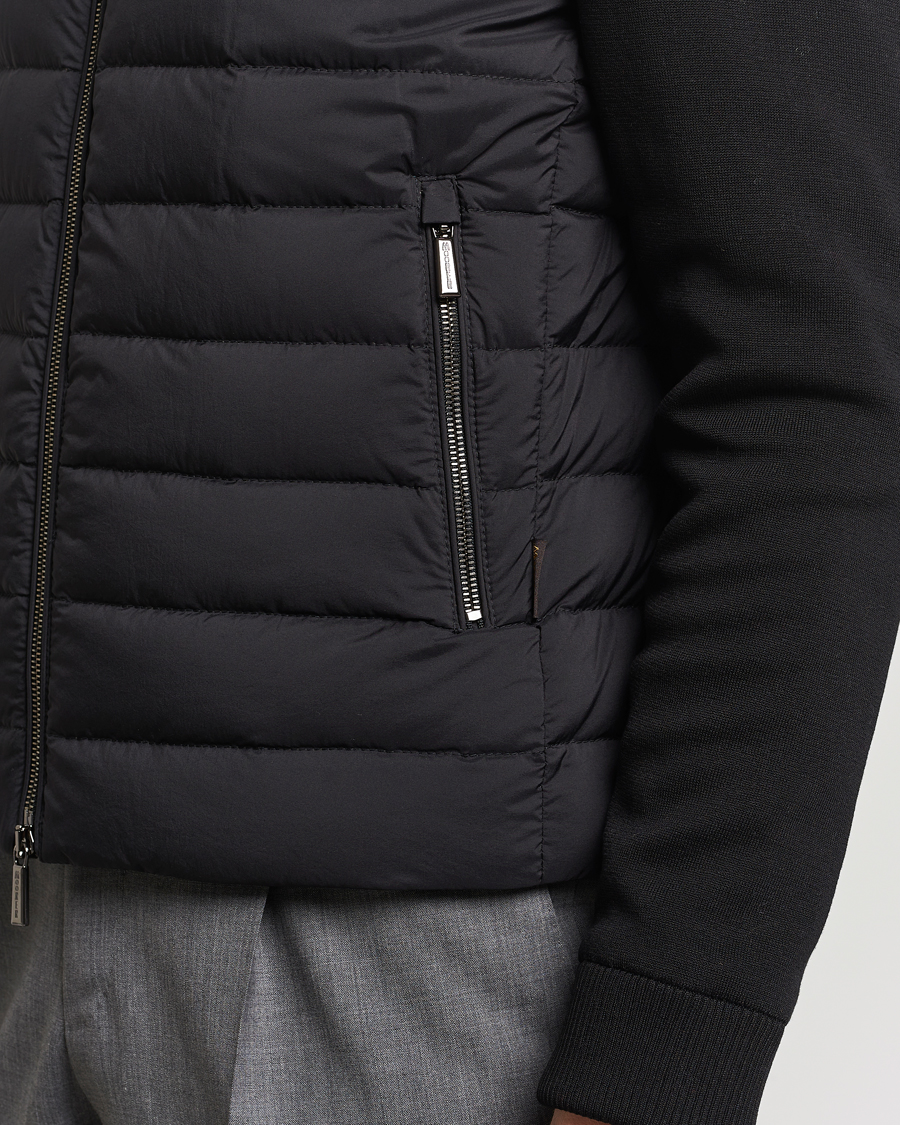 Herren | Jacken | MooRER | Hybrid Padded Jacket Black