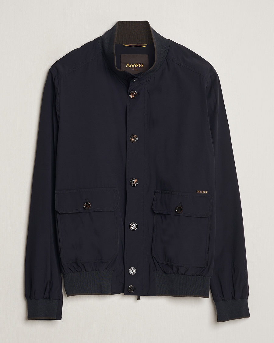 Herren | Jacken | MooRER | Water Repellent Stretch Jacket Navy